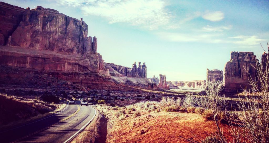 Landscape living on the road