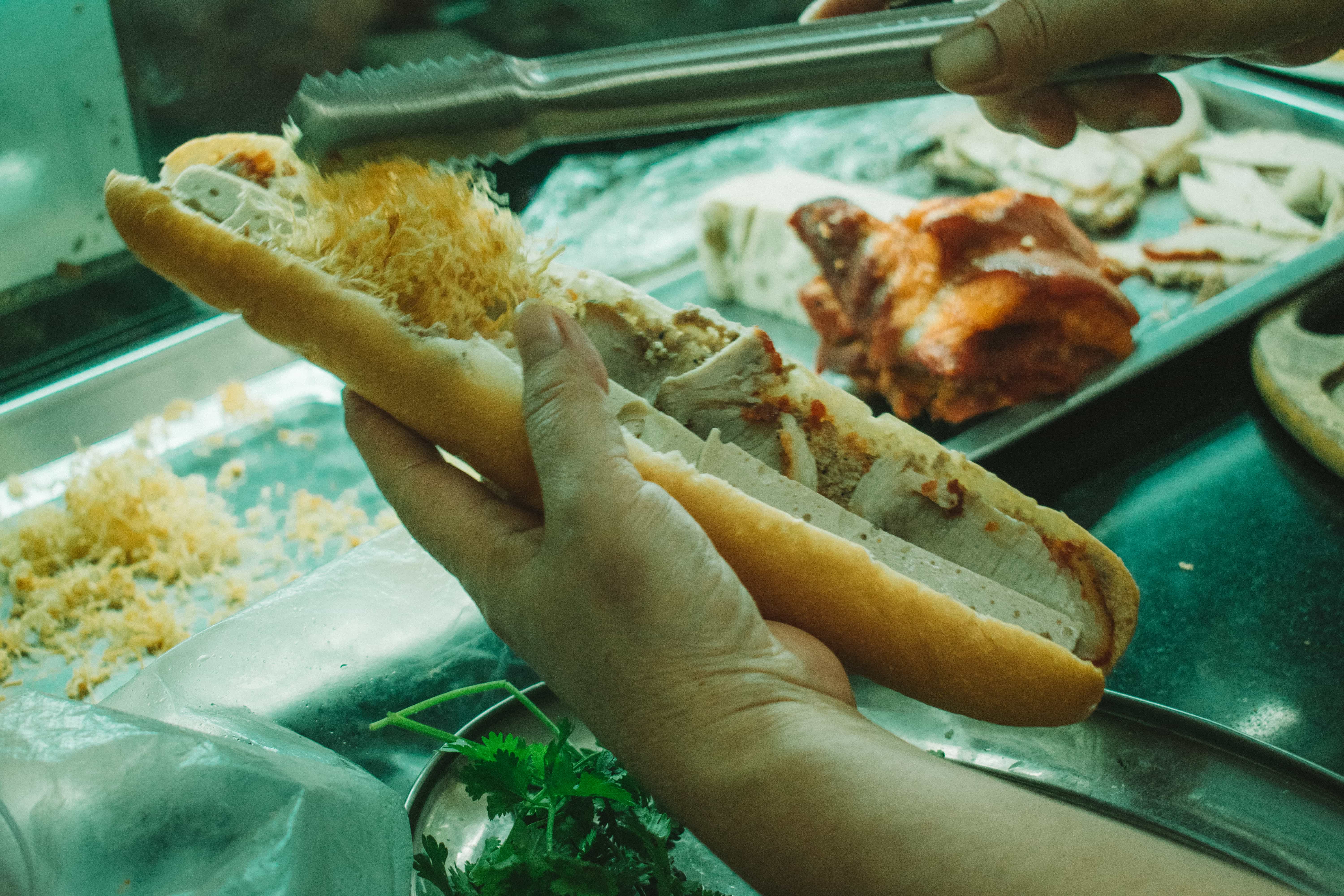 Banh mi when visit Saigon, things to do in Hanoi