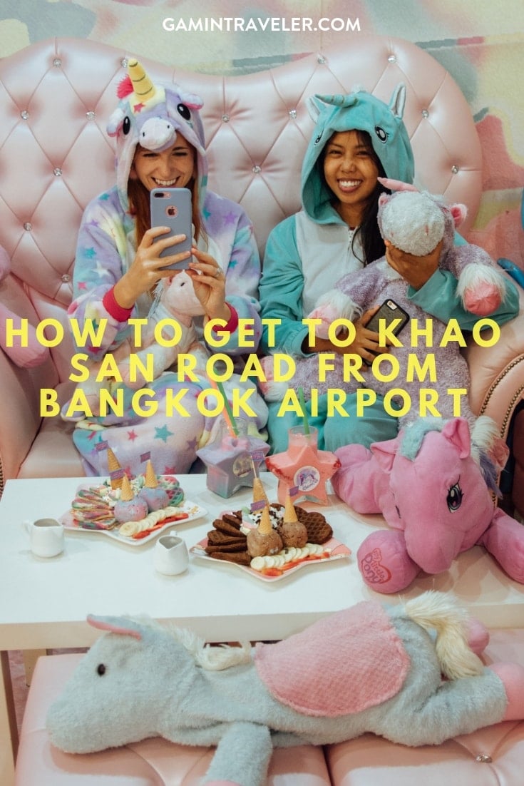 How to Get From Bangkok Airport to Khao San Road Best Way 1 airport bangkok pin