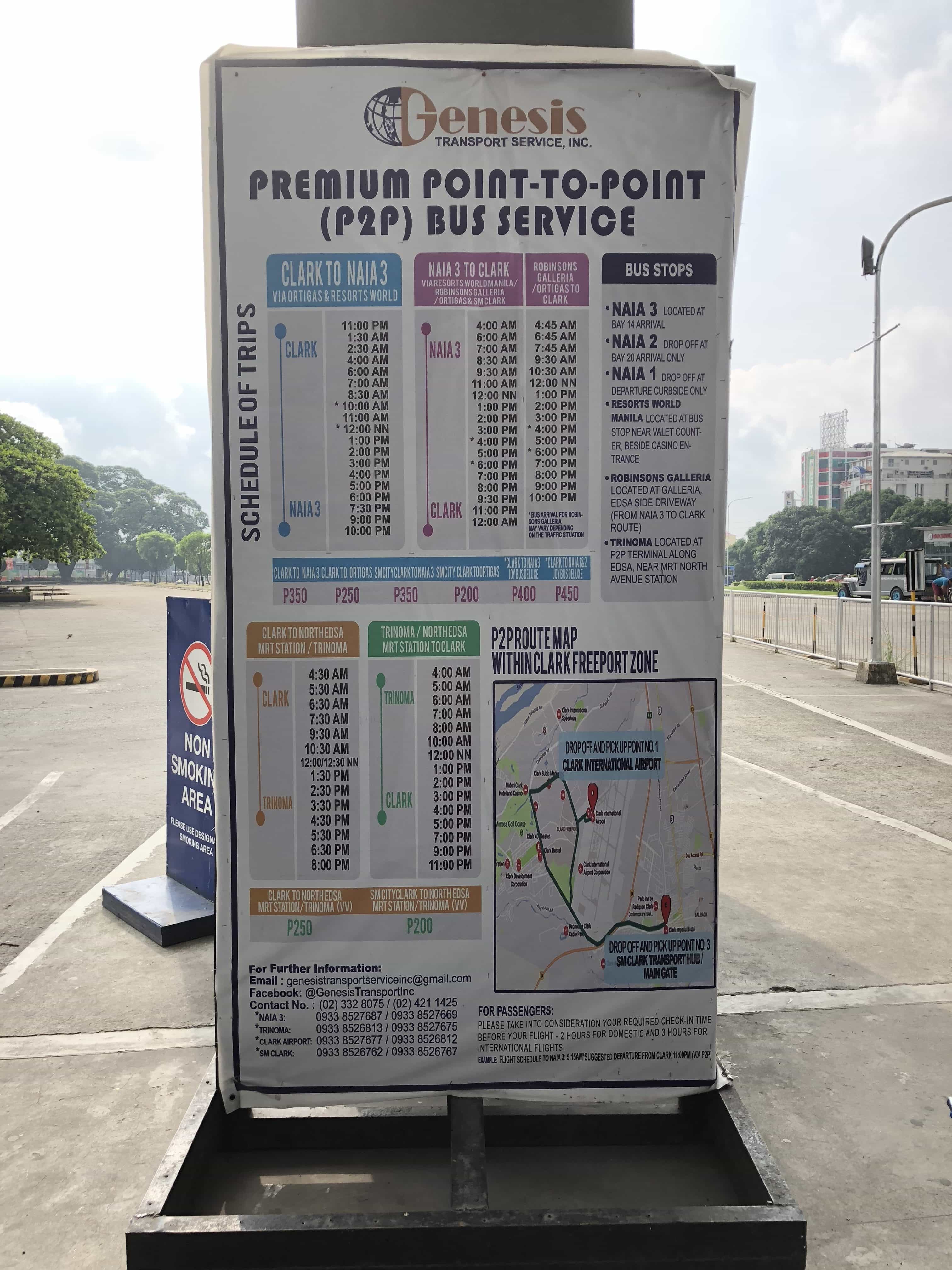Acquiring a Schengen Visa Philippines (Updated 2021) 7 P to P Point to Point Bus System Clark Angeles City Pampanga to Manila e1531127900711