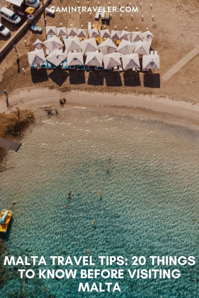 Malta travel tips, facts about Malta, things to know before visiting Malta
