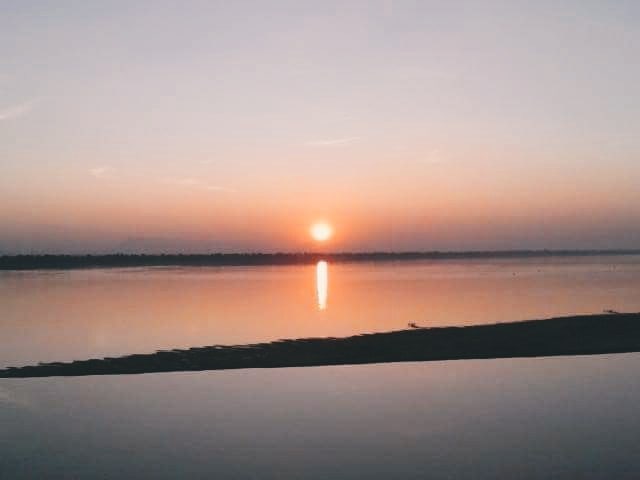 sunset in Pakse, pakse, Instagrammable places in Laos