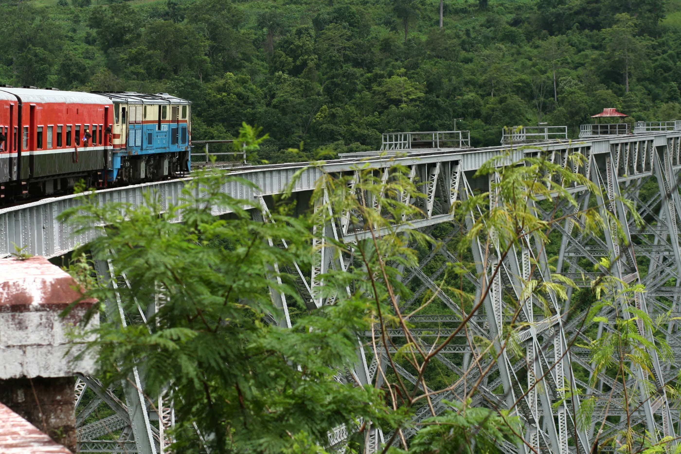 Gokteik viaduct, instagrammable places in Myanmar