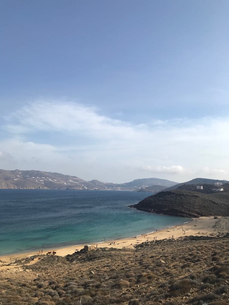 top instagrammable places in mykonos panormos beach