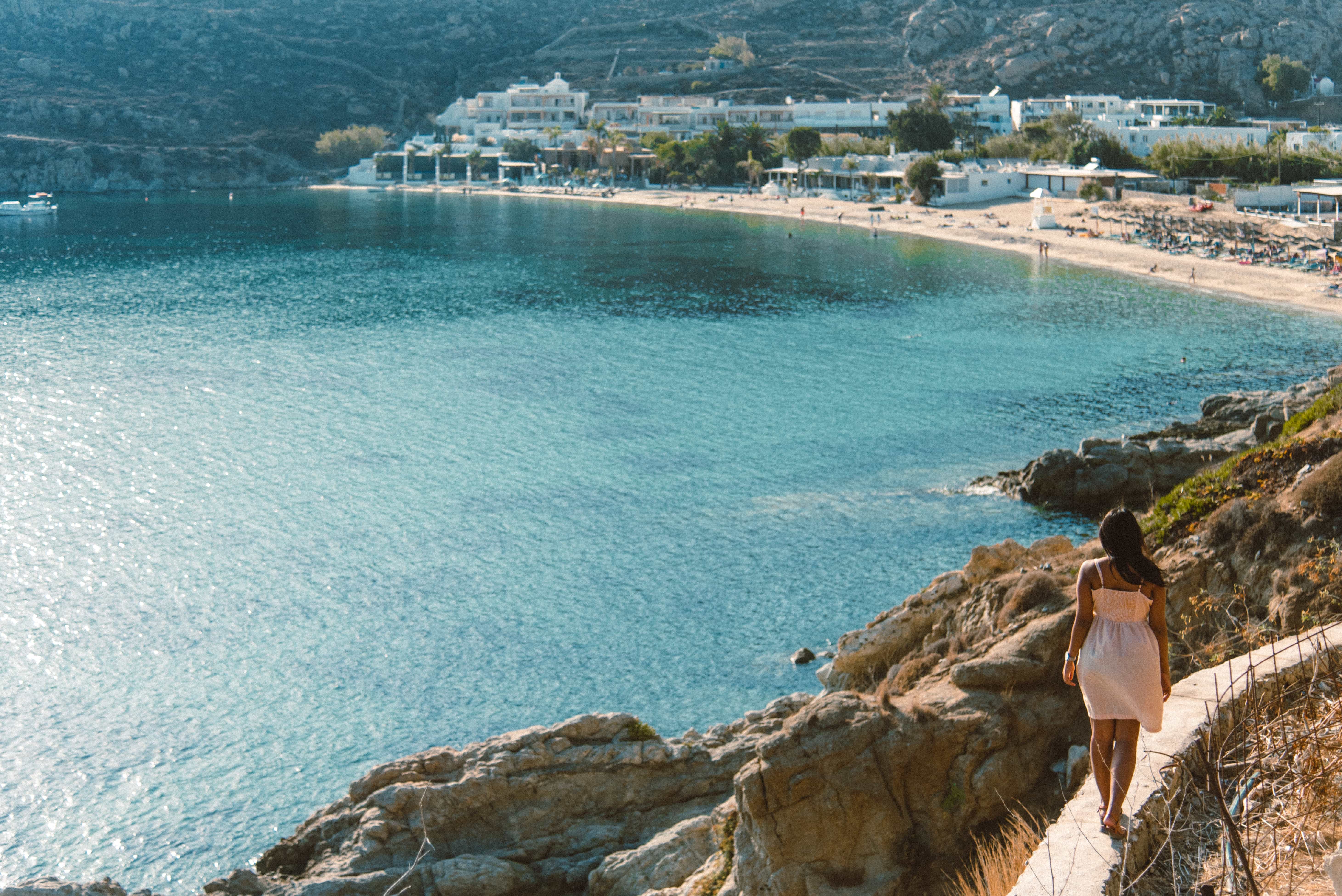 top instagrammable places in Mykonos psarou beach