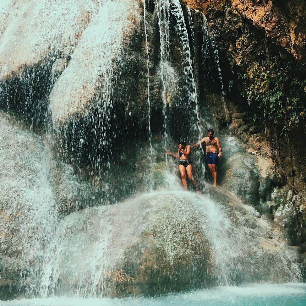 Aguinid waterfalls, tourist spots in the Philippines