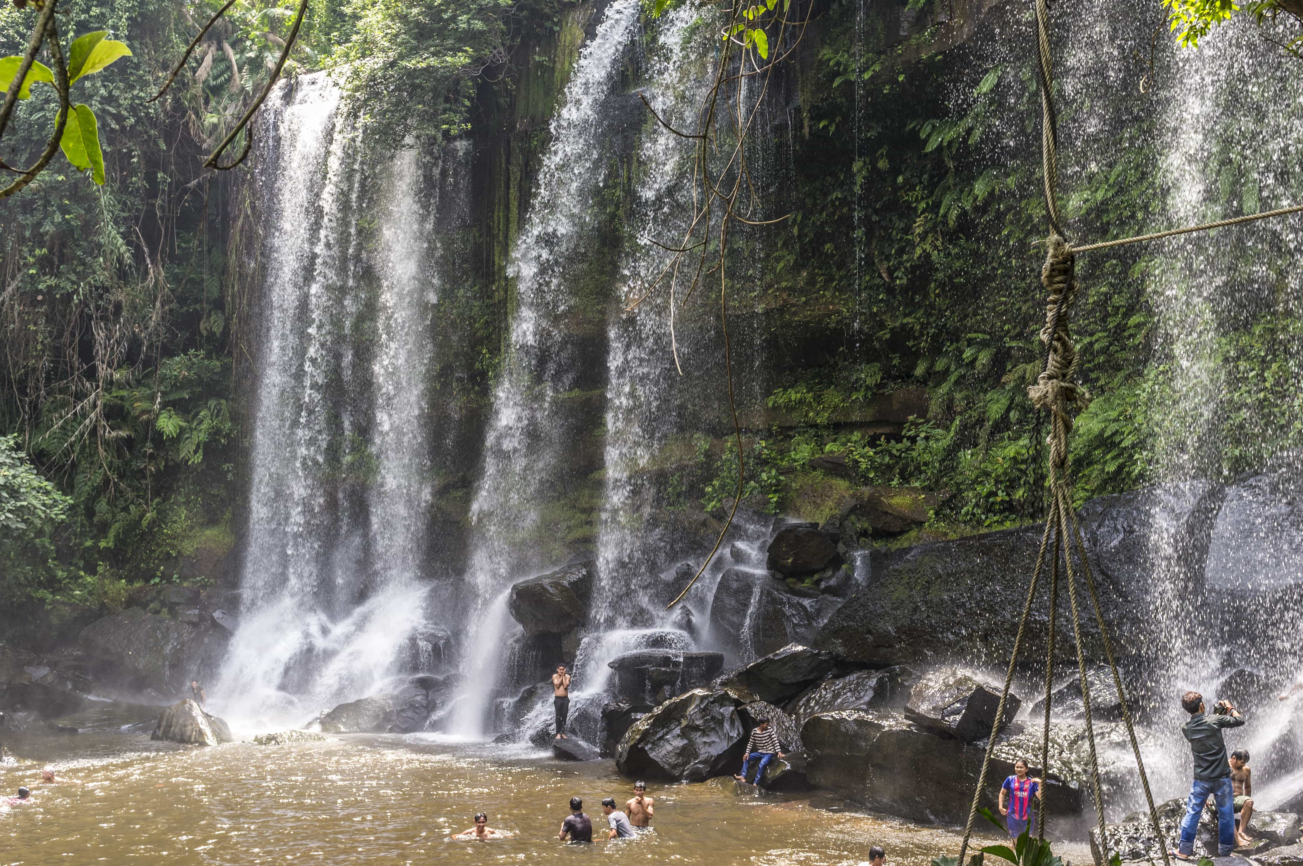 Cambodia Tourist Spots, Phnom Kulen Waterfalls