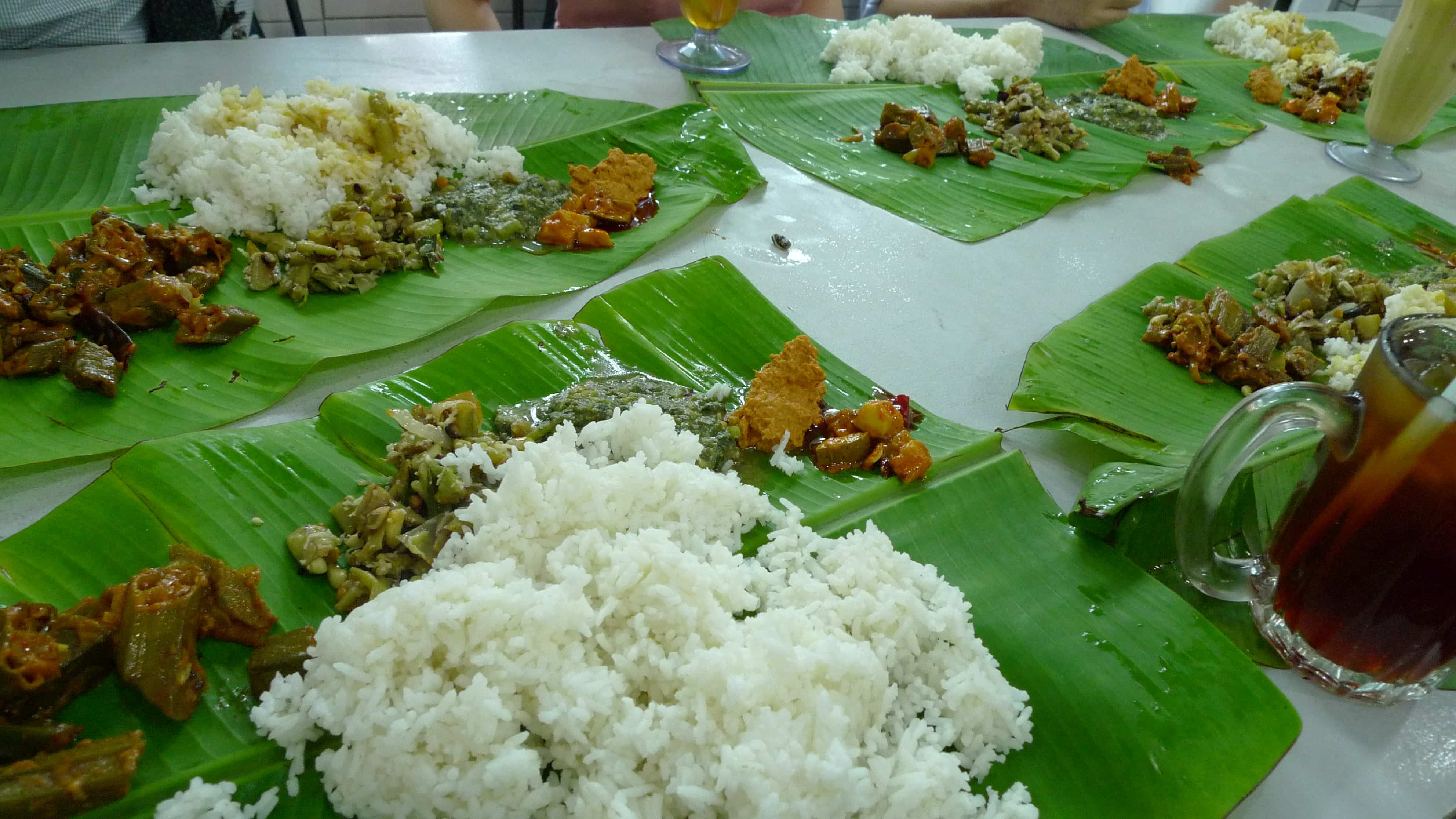 malaysian food, malaysian dishes, banana leaf