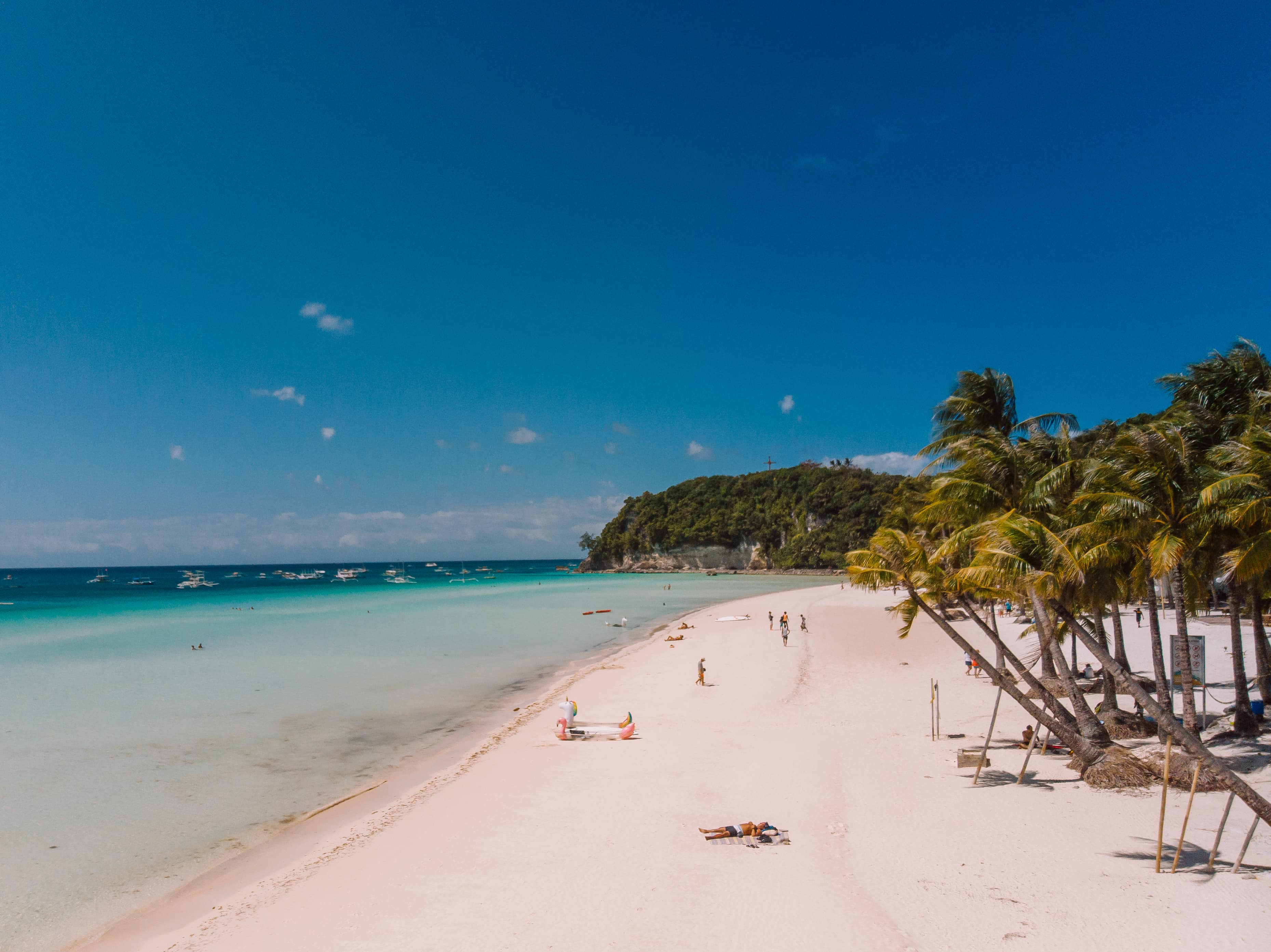 Things to do in Boracay Island, Boracay island travel guide, budget travel in boracay island, Boracay Island, Discovery Shores in Boracay, White Beach drone shot