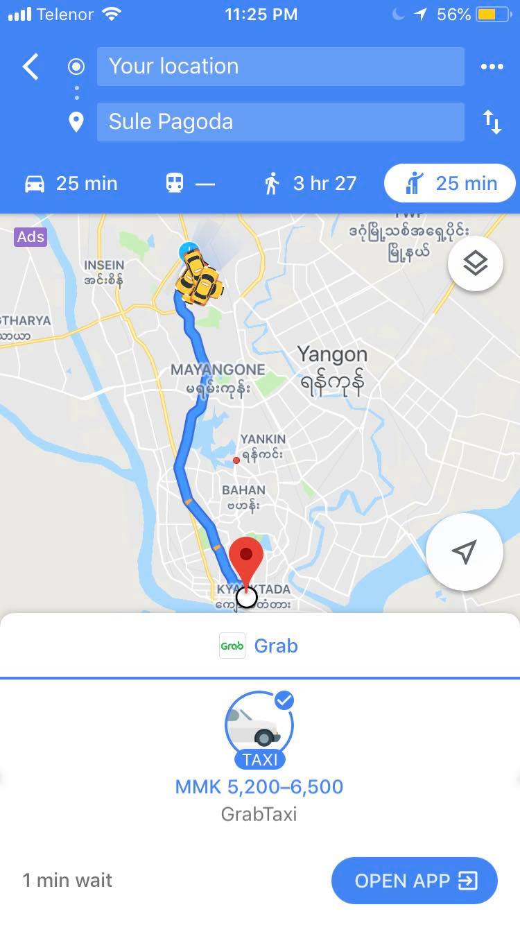 How to get to Yangon City Center from the airport, how to get to yangon from Yangon international airport, how to get to Yangon from the airport, Yangon airport to city center