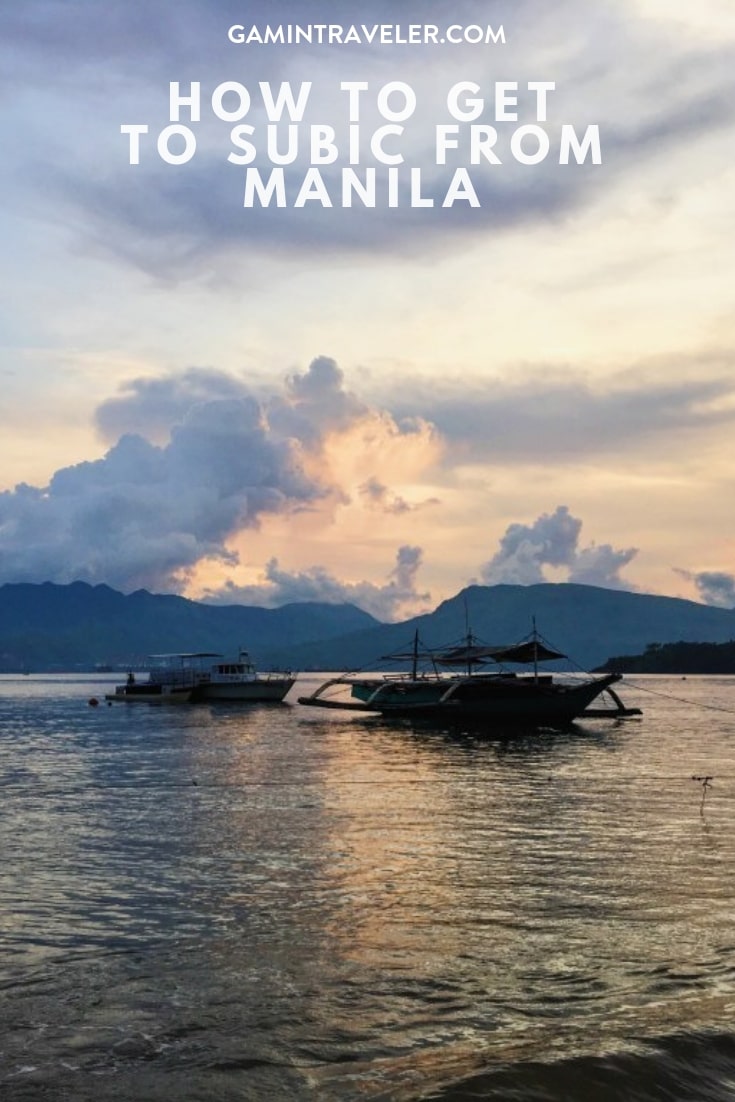 how to get to subic from Manila