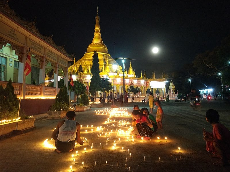 Thadingyut Festival in Myanmar