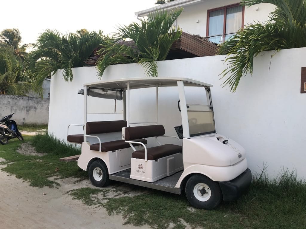 golf car around Maldives