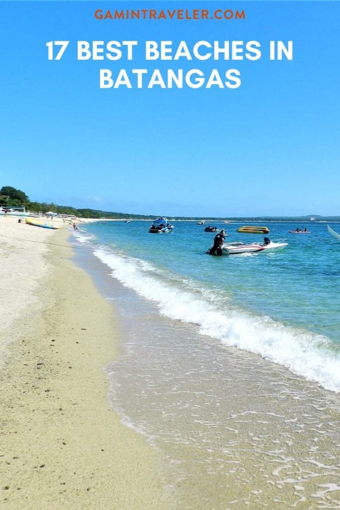 Beaches in Batangas