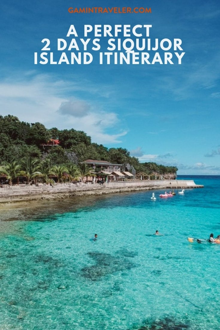 Siquijor Itinerary