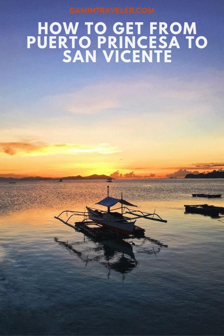 How to Get From Puerto Princesa to San Vicente