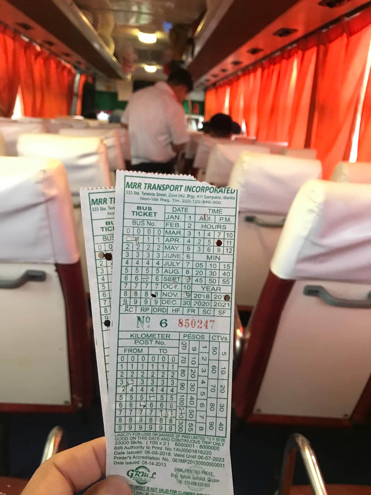 Naga to Caramoan, ticket bus Naga to Caramoan