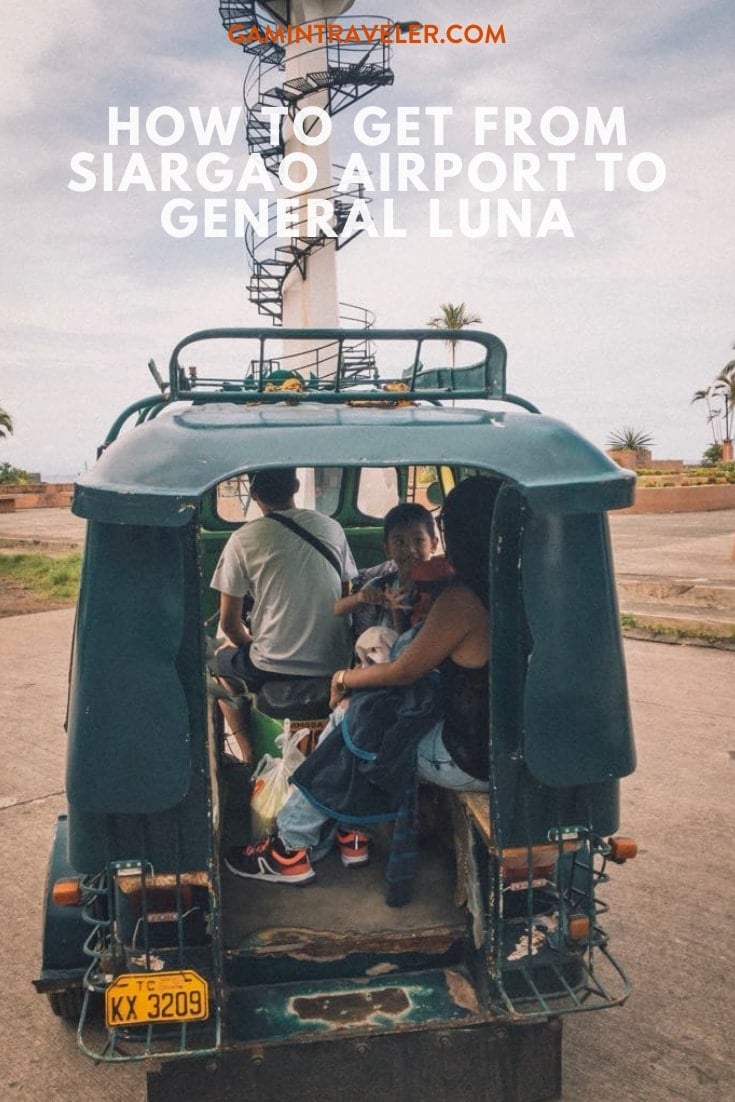 How to get from Siargao Airport to General Luna Best Way 1 How to get from Siargao Airport to General Luna