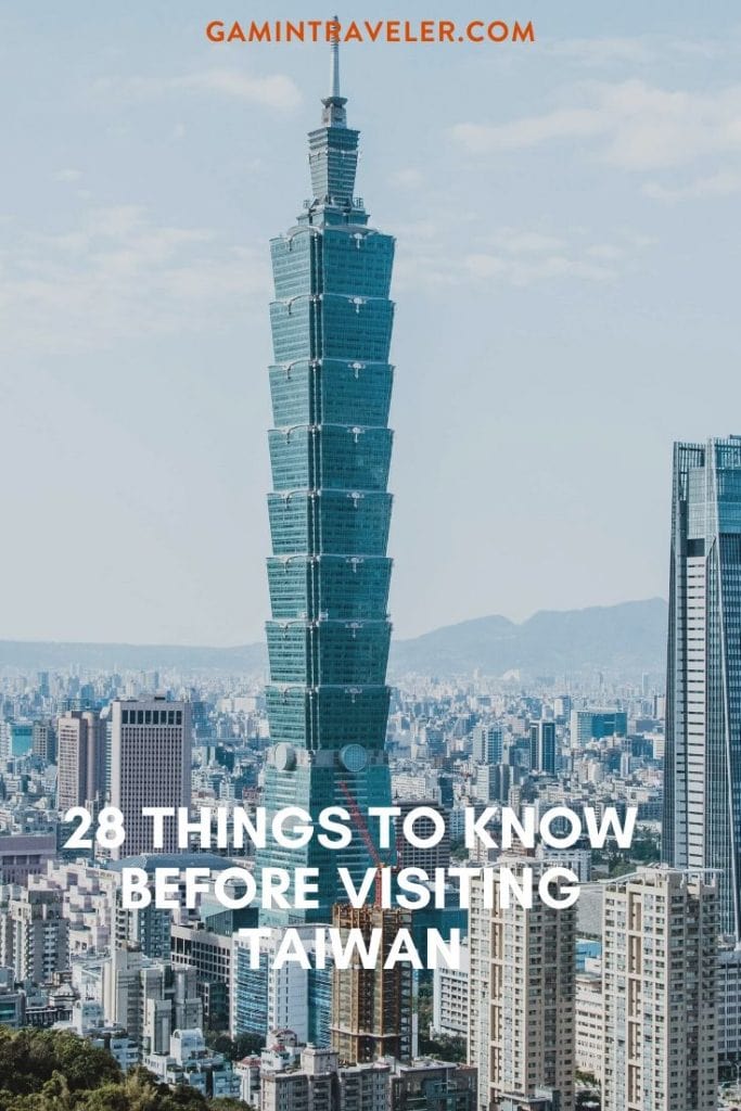 28 THINGS TO KNOW BEFORE VISITING TAIWAN 3