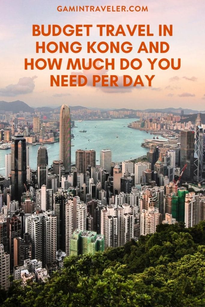 BUDGET TRAVEL IN HK PIN