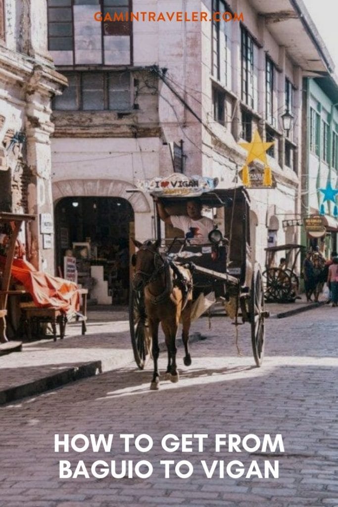 How to get from Baguio to Vigan