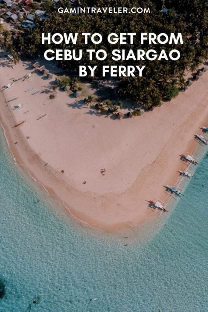 CEBU TO SIARGAO FERRY 2