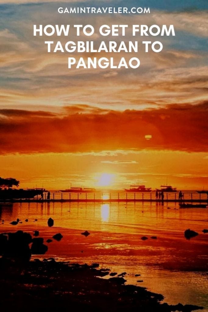 TAGBILARAN TO PANGLAO