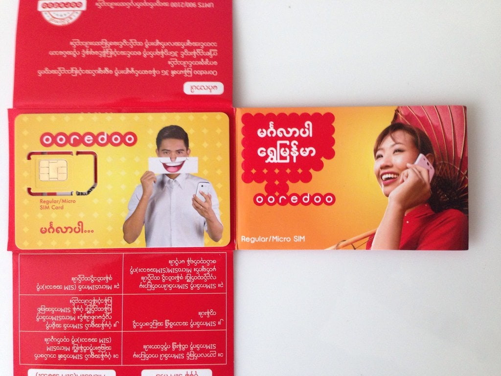 sim card Yangon airport, cheapest sim card in Myanmar, Ooreddo, myanmar tourist sim card, myanmar prepaid sim card, Myanmar sim card, yangon airport sim card, best sim card myanmar, myanmar pocket wifi, sim card in myanmar