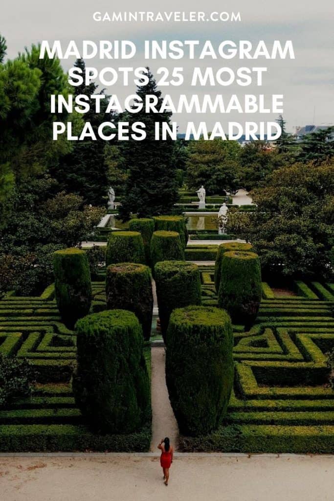 Madrid Instagram Spots, most instagrammable places in madrid
