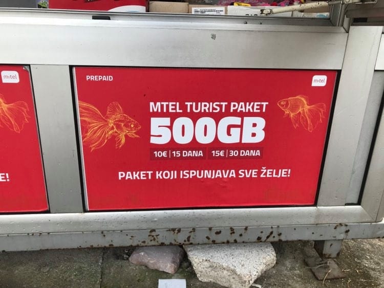 montenegro sim card, sim card in montenegro, Mtel Montenegro, MTel Montenegro sim card, podgorica airport sim card, sim card Podgorica airport, cheapest sim card in Montenegro