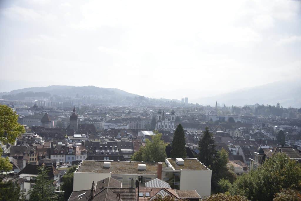 Views from the towers in Lucerne