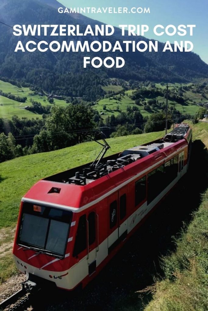 Switzerland trip cost