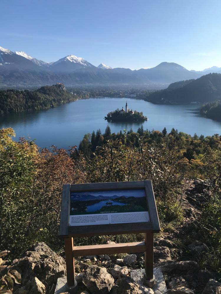 lake bled hike, ojstrica hike, the Best View of Lake Bled, The Best Lake Bled Viewpoint