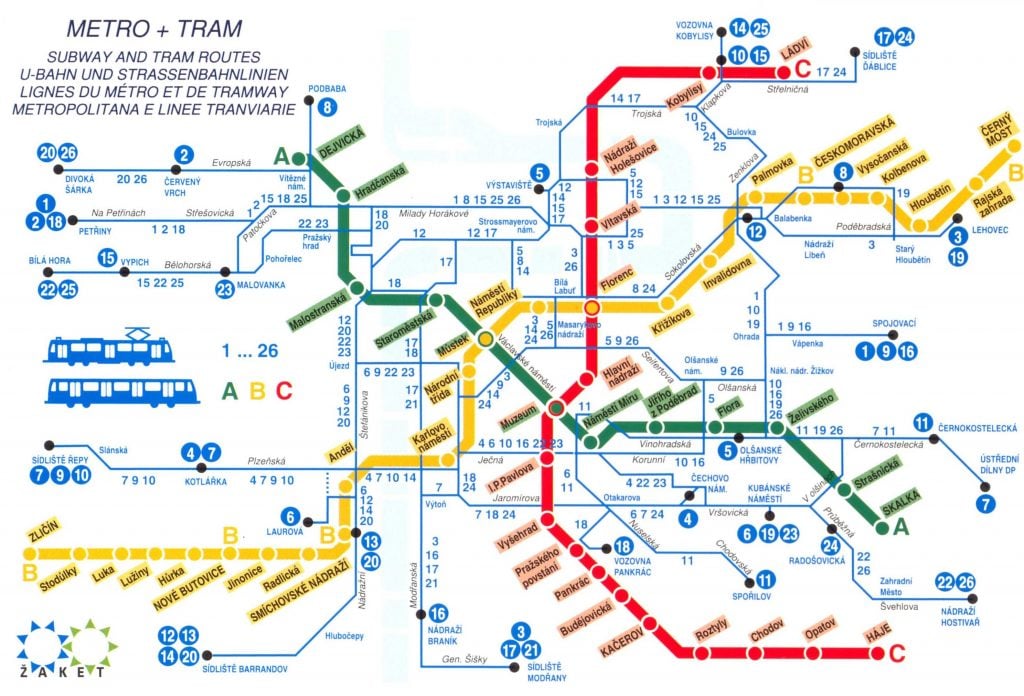 Metro Prague Map, Metro in Prague, prague airport to city, prague airport transfers, prague airport to city center, prague airport to old town, uber prague airport, , How To Get From Prague Airport To City Center