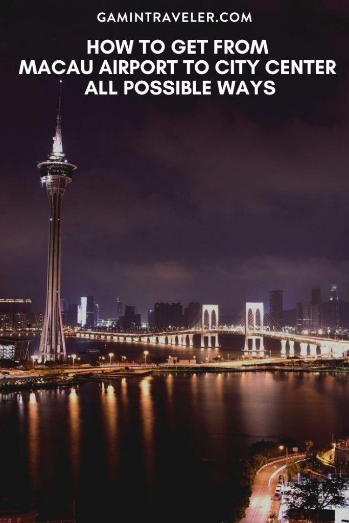 Macau airport to city center, Macau airport to city, How To Get From Macau Airport To City Center 
