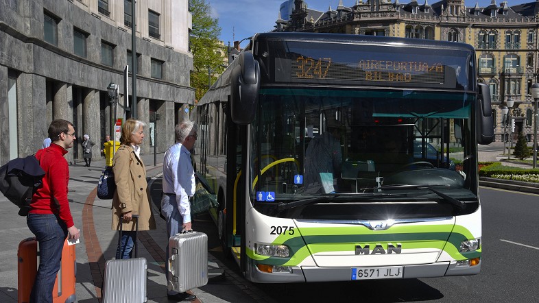 How To Get From Bilbao Airport To San Sebastian - All Possible Ways, Bizkaibus A3247 Bilbao Airport , bilbao airport to guggenheim, bilbao airport to city center, bilbao airport to city, How To Get From Bilbao Airport To City Center