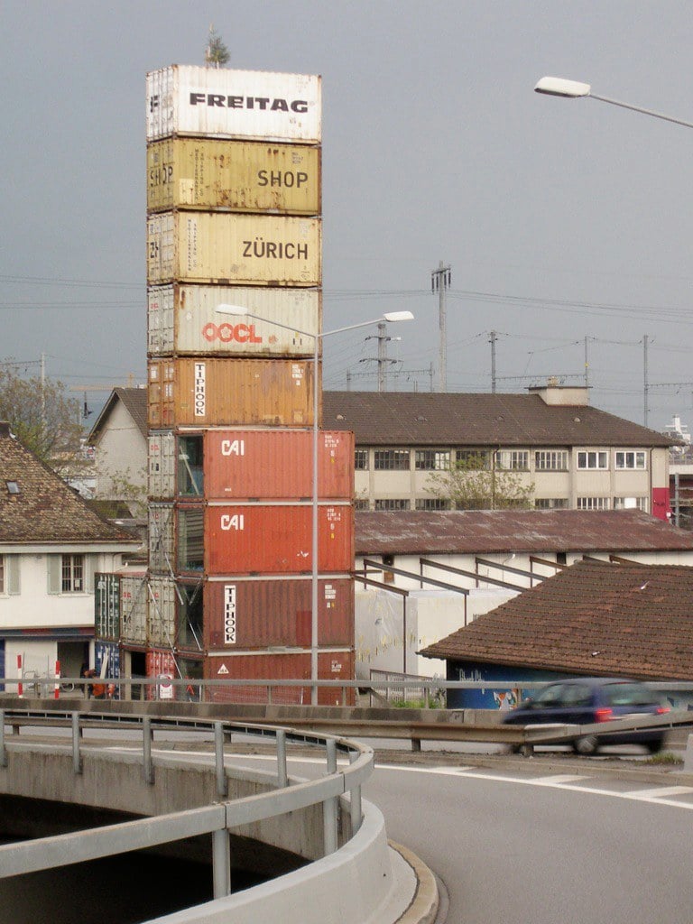 most instagrammable places in zurich, instagrammable spots Zurich, Freitag Tower