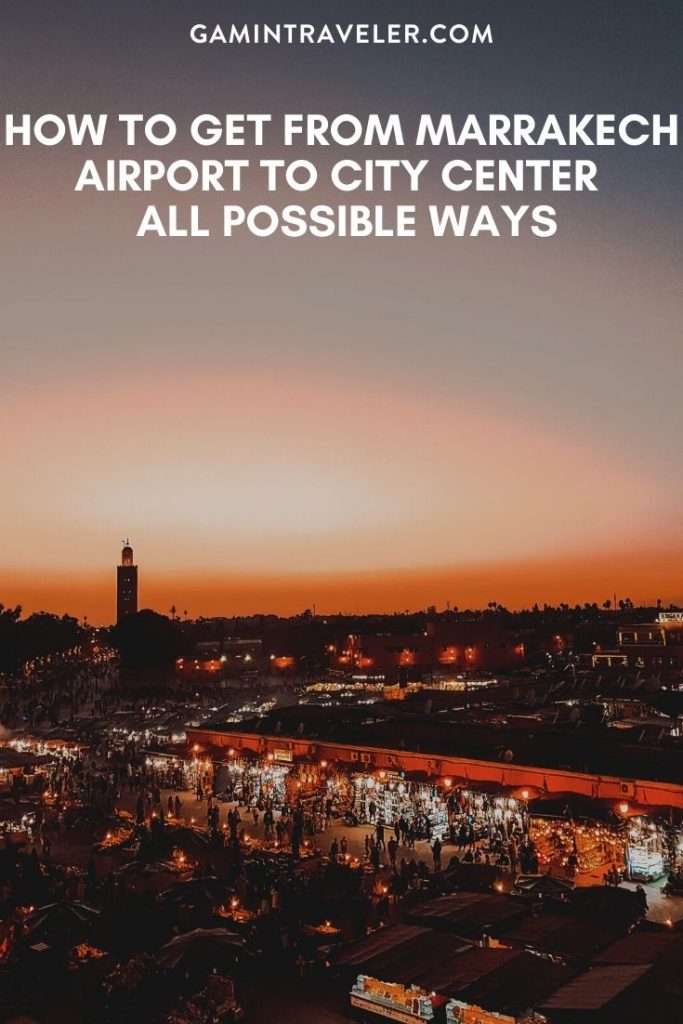 Marrakech airport to city center, Marrakech airport to city, How To Get From Marrakech Airport To City Center