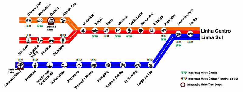Recife Metro Map, Recife airport to city center, Recife airport to city, How To Get From Recife Airport To City Center