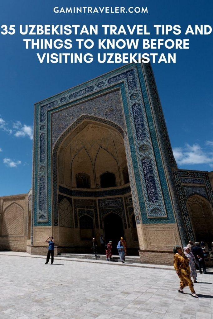 Uzbekistan travel tips, things to know before visiting Uzbekistan, facts about Uzbekistan