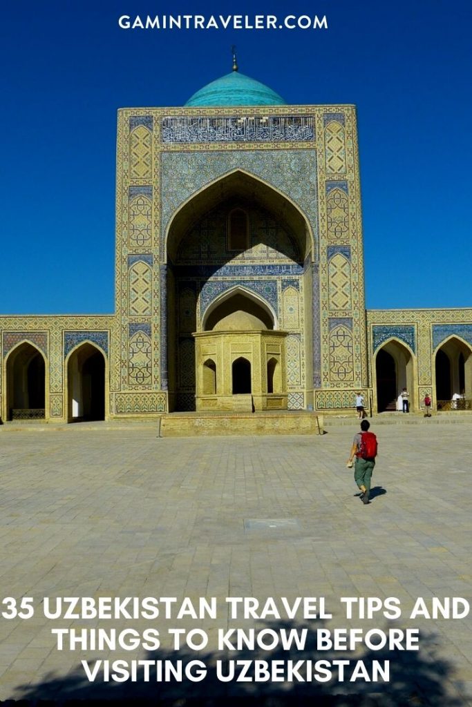 Uzbekistan travel tips, things to know before visiting Uzbekistan, facts about Uzbekistan