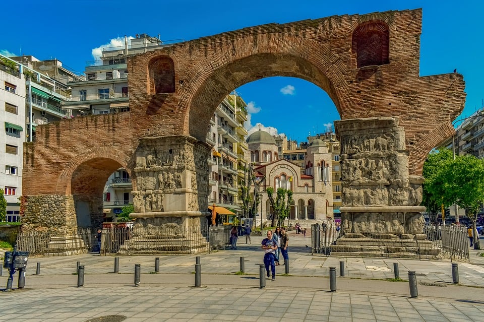 instagrammable places in Thessaloniki, Instagrammable Spots Thessaloniki, Arch of Galerius