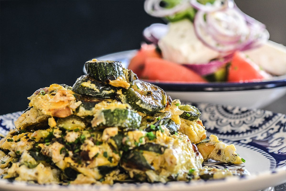 Kolokithakia, Cypriot Breakfast, breakfast in Cyprus, Cyprus breakfast, tradicitonal Cyprus breakfast, Traditional Cypriot Breakfast