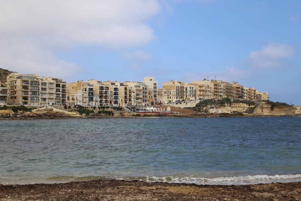 most instagrammable places in Gozo, instagrammable spots Gozo, MARSALFORN BAY