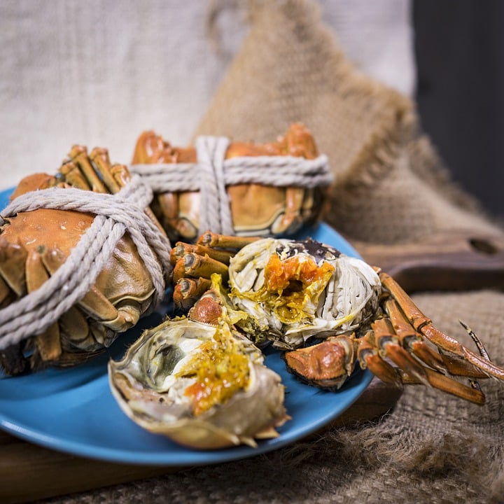 Baked crab Bahamian cuisine