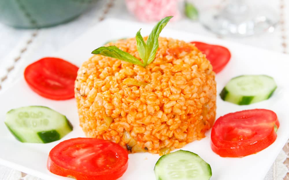 vegetarian food in Cyprus, vegan food in Cyprus, Vegetarian Dishes In Cyprus, vegan dishes in Cyprus, Bulgur Pilavi