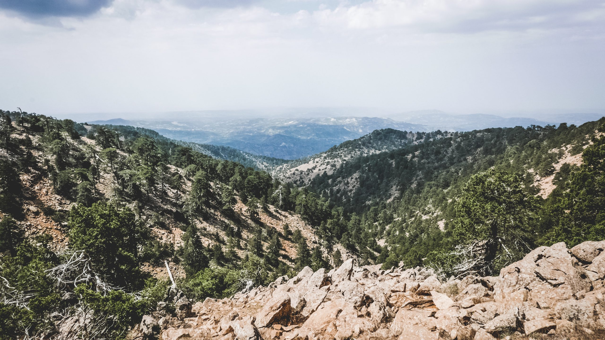 The beautiful mountain range of Troodos, 