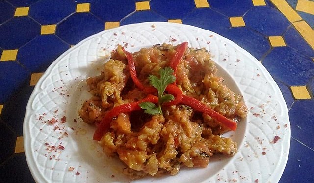 moroccan food, food in morocco, moroccan cuisine, moroccan dishes, traditional moroccan food, Aubergine