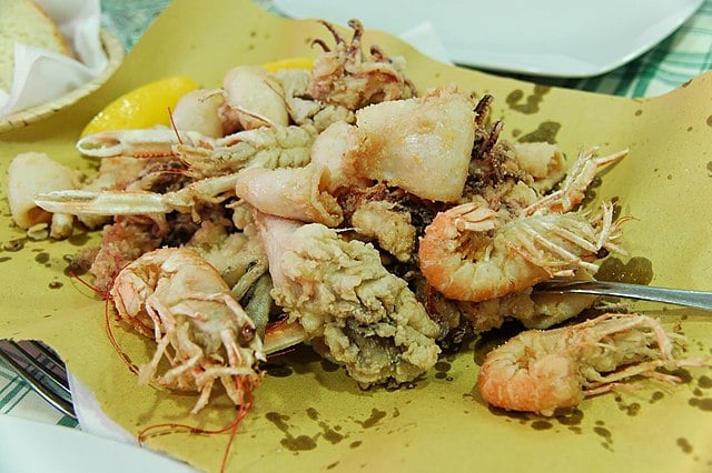Fritto misto, Italian Food, Italian cuisine, traditional Italian food, food in Italy, Italian dishes