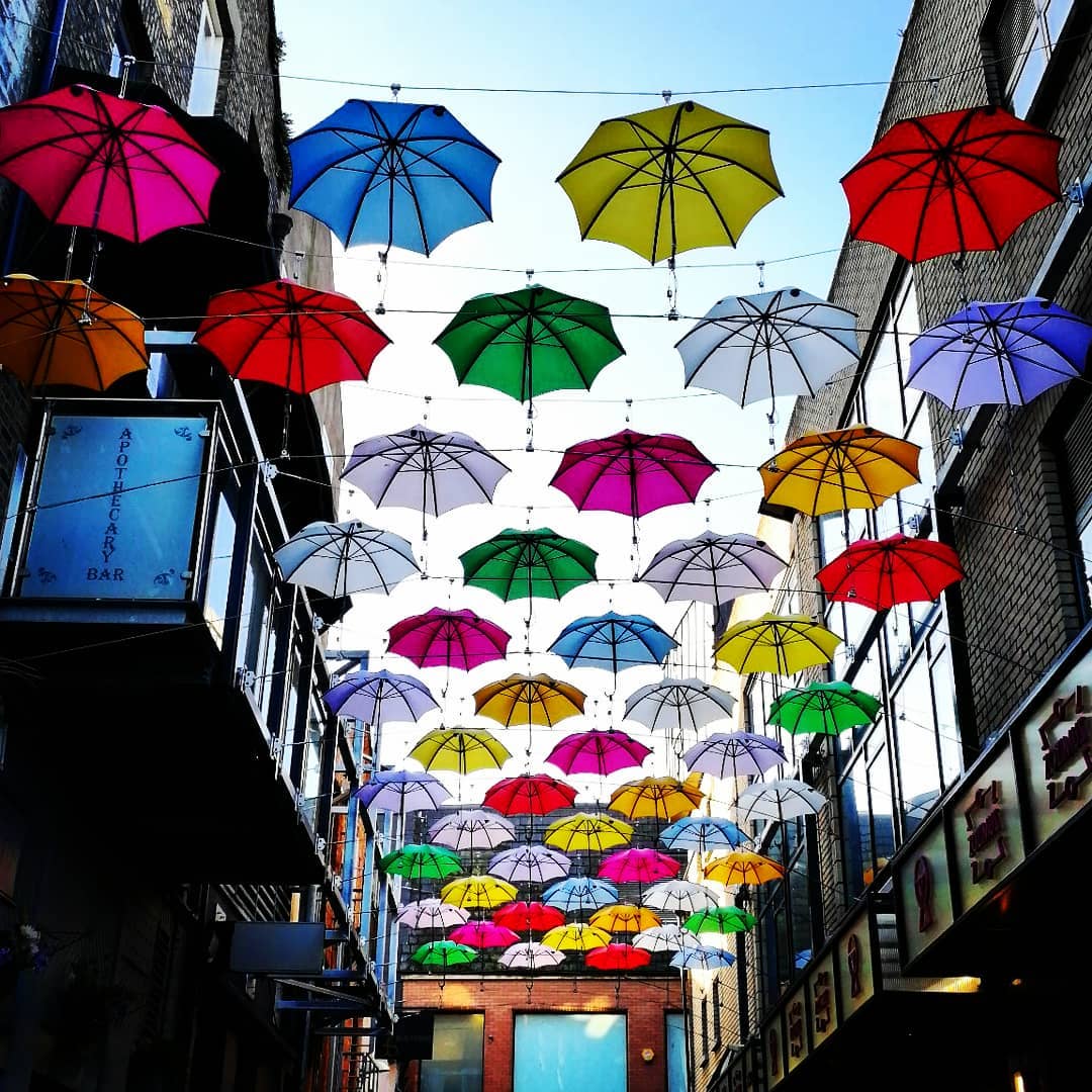 dublin instagram spots, most instagrammable places in dublin, instagrammable places in dublin, dublin photography, dublin photos, anne's lane umbrellas